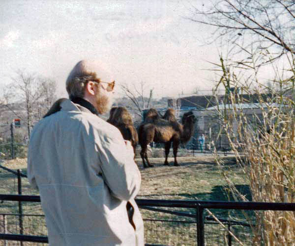 Peter Nordberg at the Washington zoo, 1990