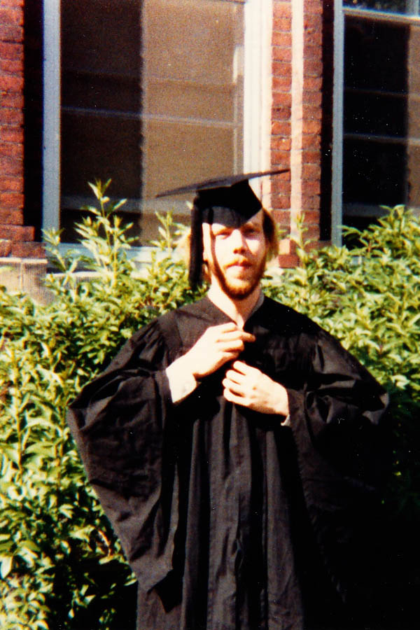 Peter Nordberg at Harvard graduation, 1980